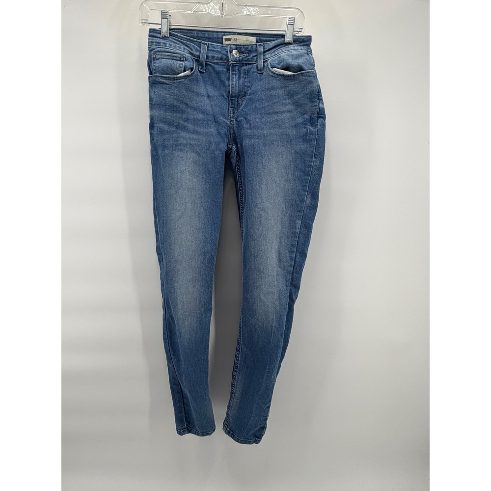 Levi's Women's Skinny Jeans W28 L30 Medium Wash Indigo Red Tab Vintage